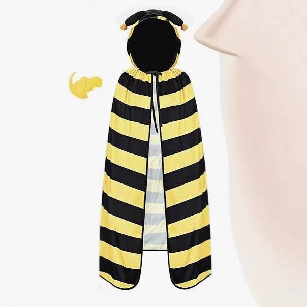 Европейский и американский трансграничный хэллоуин пчелиный плащ взрослый косплей костюм праздничный костюм плащ