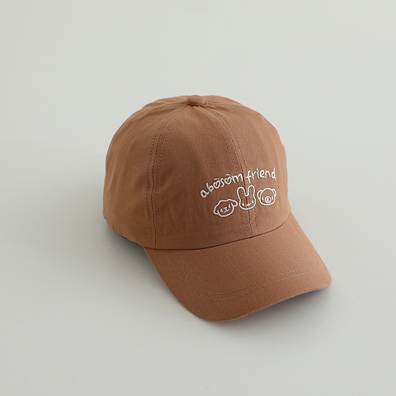 2-5 Sombreros de primavera y otoño delgados gorras de lengua de pato para niños y niñas sombreros de protección solar sombreros de béisbol de moda coreana