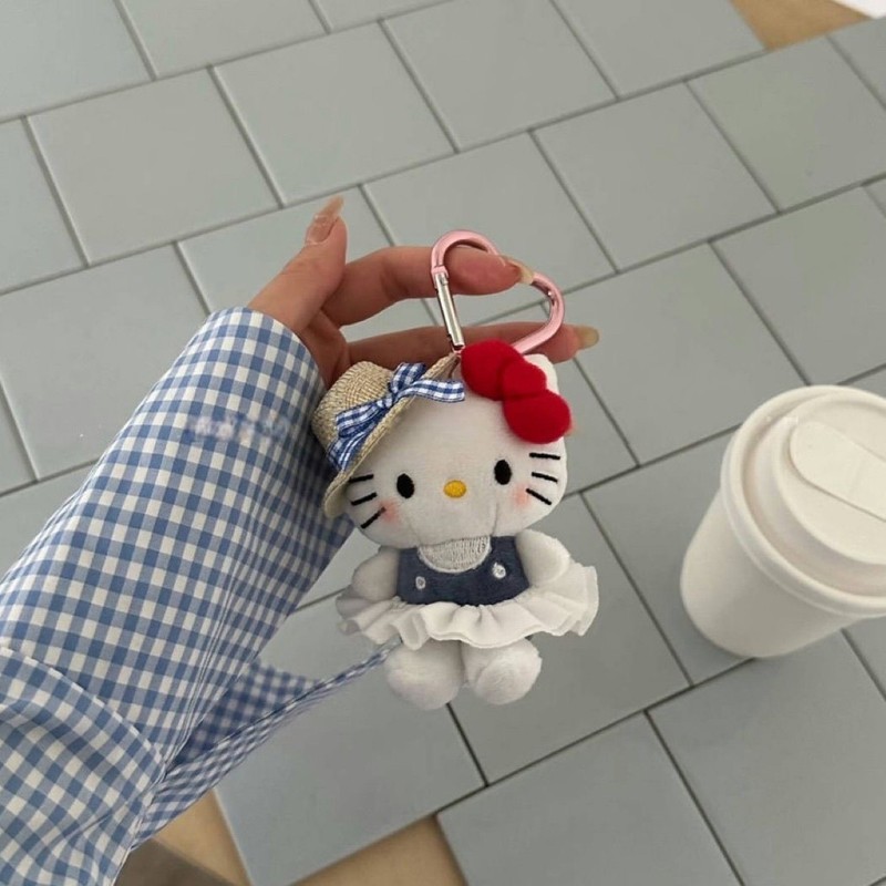 赫本风hellokitty小挂件可爱毛绒公仔女生高级感书包配饰送闺蜜|undefined