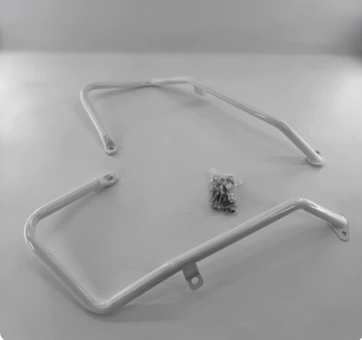 Bumper Surround Guard Anti-Fall Frame — Motorcycle bumper - white-custom-model-custom-molded-headexport-quality-extra-thick