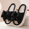 Three dimensional cute slippers with bow platform, suitable for import