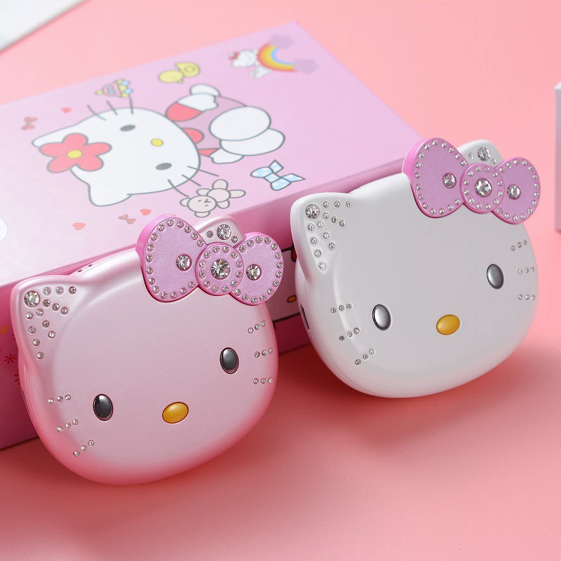 Hello Kitty, складной маленький милый мобильный телефон для младших школьников