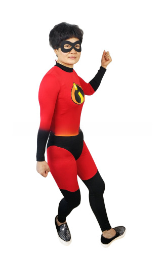 Superman Total Animated Movie Mother Tight Suit Cosplay Rubber Girl Halloween Costume Elastic Spandex