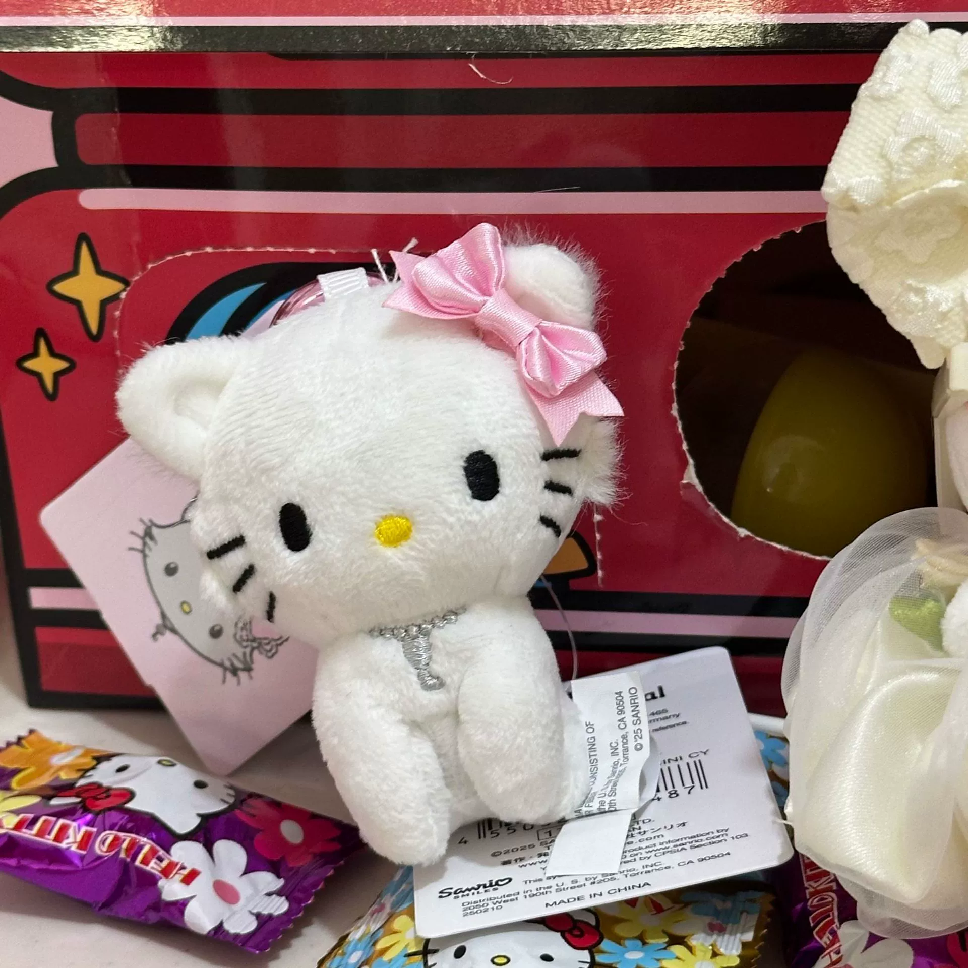 Плюшевая подвеска-брелок для ключей (Hello Kitty) симпатичная кукла, мягкая мини-плюша 10+ вариантов дизайна, подарок 0.038 кг