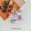 Resin, accessory with accessories, small phone case, South Korea, new collection, flowered, handmade