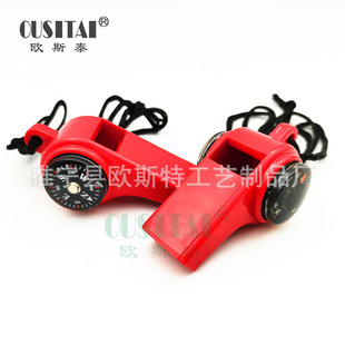 OssAi H3-1A Three-in-one MultifunctionAl SurvivAl Whistle / CompAss, Thermometer, Life-sAving Whistle