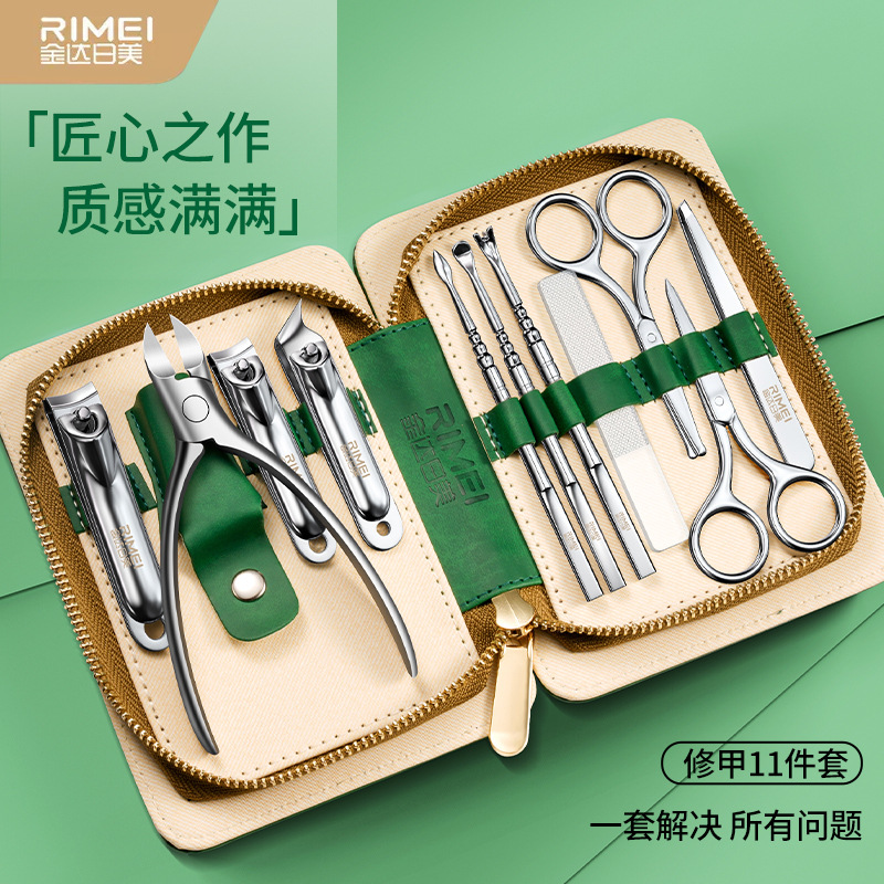 Kit de pedicura pie cortador de uñas Jinda Japan-American herramientas cortador de uñas Kit de piel muerta hogar al por mayor