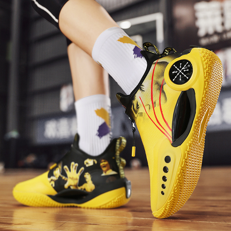 Wade 9 chaussures de basket automne résistant à l'usure léger chaussures de balle bleues pour enfants entraînement en plein air chaussures pour enfants respirantes antidérapantes_voghion.com