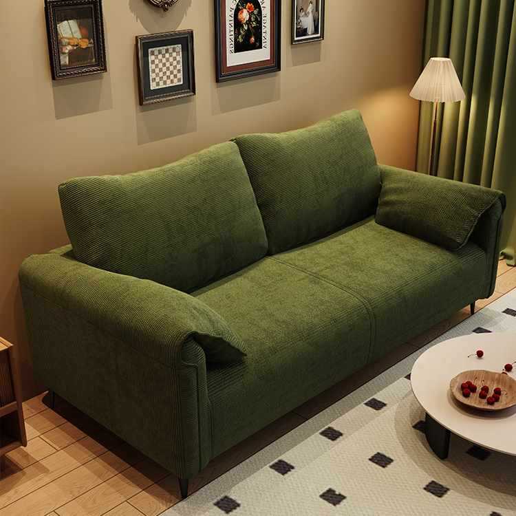 Sofa for Small Living Room, 2025 New Model for Rental Apartments, Double or Triple Seating Area, Ear-Shaped Lazy Fabric Sofa