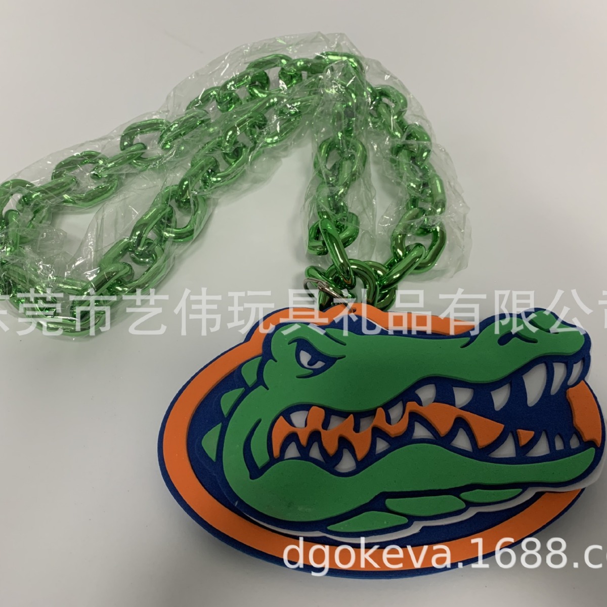 EVA项链吊坠 泡棉吊牌挂饰 仿真金链子吊牌 EVA球迷EVA挂件 奖牌