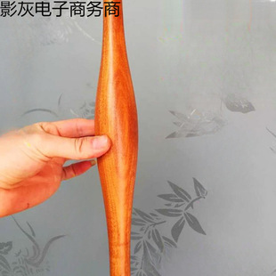 Natural Jujube Wood Solid Wood Rolling Pin for Making Roujiamo, Baogi Mo, Sesame Cakes, Dumplings, Lightweight and Portable