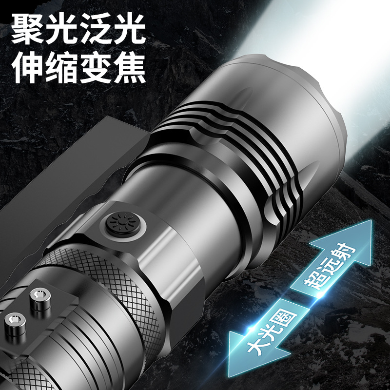 Lámpara Escorpión Luz violeta de luz fuerte súper brillante Luz violeta especial Luz violeta de larga duración Linterna de alta potencia