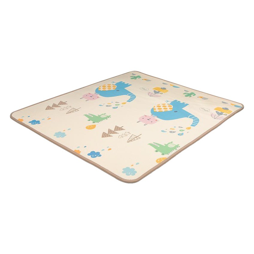 Alfombra de gateo de dibujos animados de doble cara XPE, juego de parque infantil interior con lámina completa, alfombra de gateo para bebés de 2 cm de grosor, impermeable y engrosada.