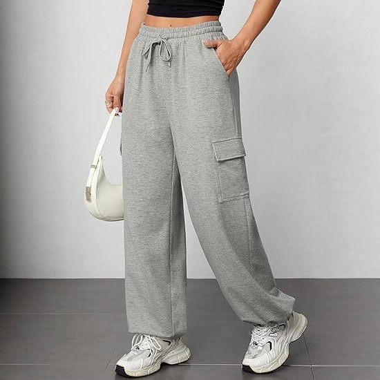 Women's Workwear Jogging Pants Autumn Fashion Outfits Y2K Clothing 2025 Sweatpants with Pockets