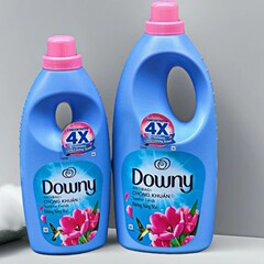 ベトナム ダウニー 衣類柔軟剤 洗濯洗剤 900ml ブルーボトル フレッシュサンシャイン チューリップケアソリューション