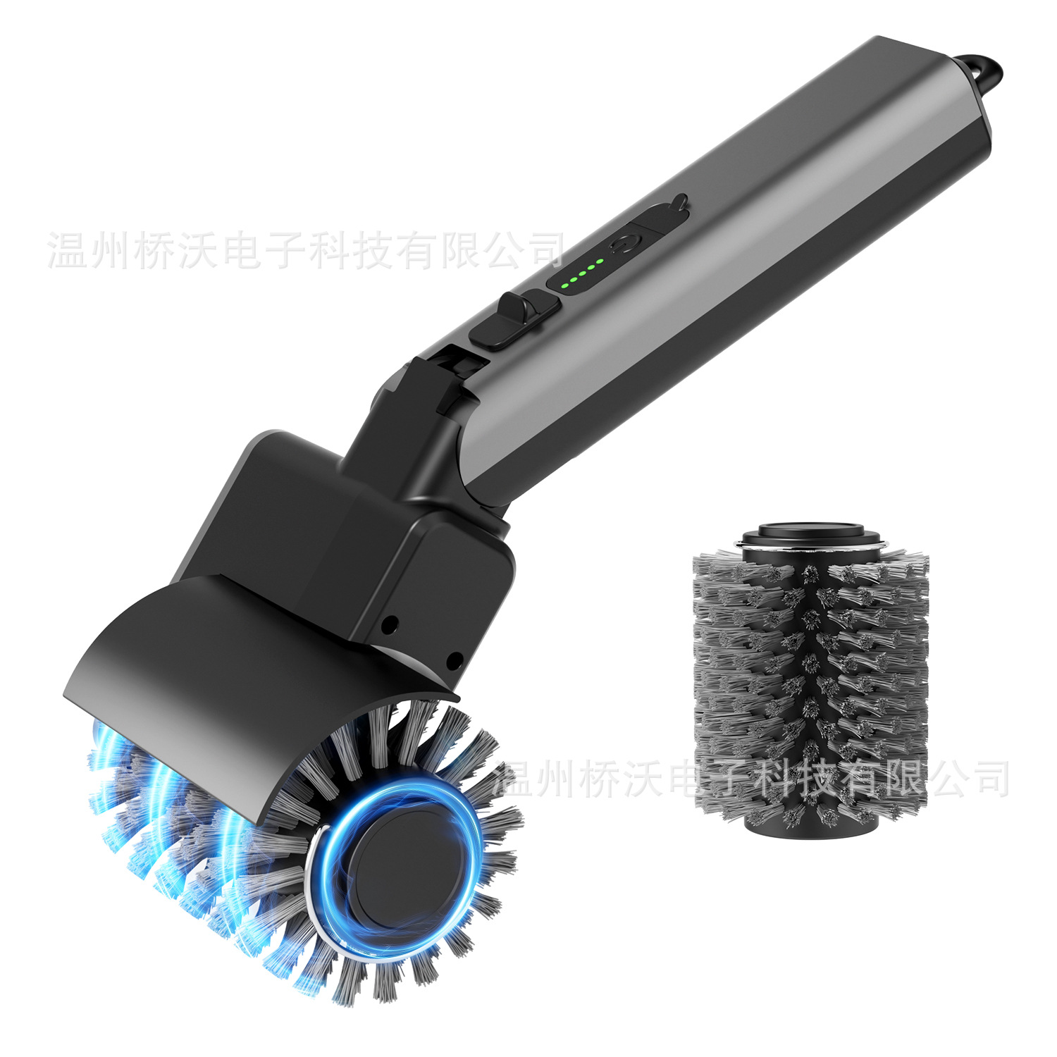 Cepillo de limpieza eléctrico multifuncional Cepillo de limpieza de baño y cocina Cepillo de lavado de doble uso telescópico largo y largo del inodoro del hogar image 15