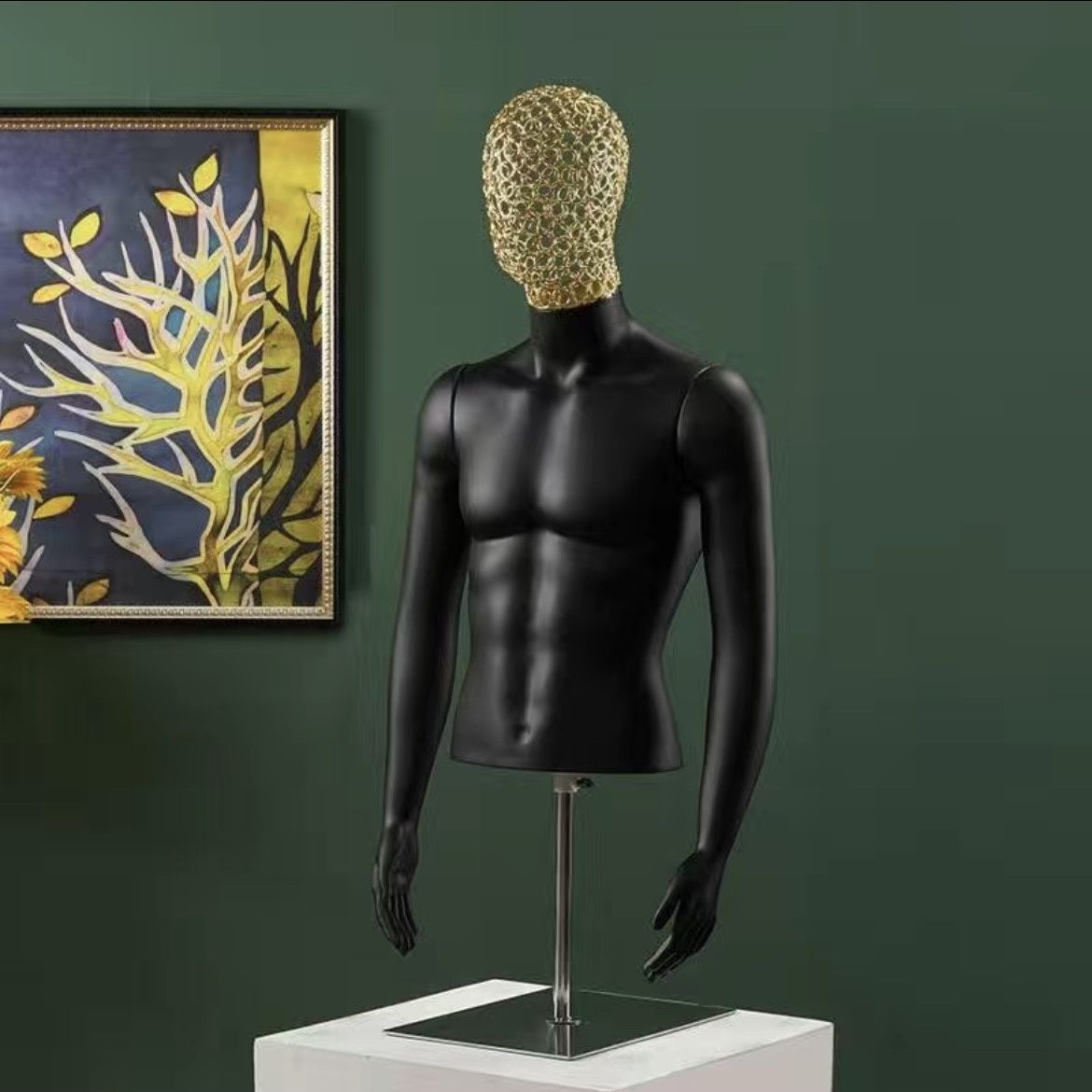 Modelo humano de busto modelo de ropa de cuerpo humano maniquí de busto simulación de ropa de cuerpo humano modelo de televisión masculino props image 23