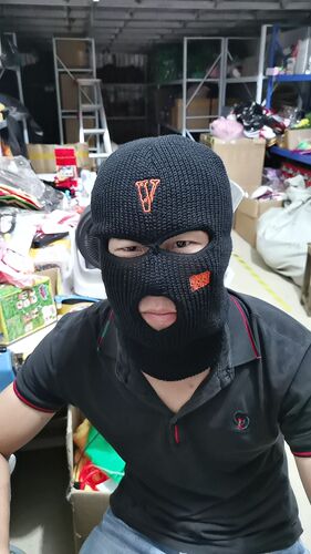 Cross-border 999 Superstar Embroidered Three-Hole Woolen Warm Outdoor Cycling Beanie Western Hip-Hop Embroidered Beanie Wholesale
