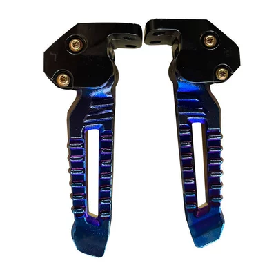 Motorcycle pedals – Vehicle Foot Pedal - purple-blue