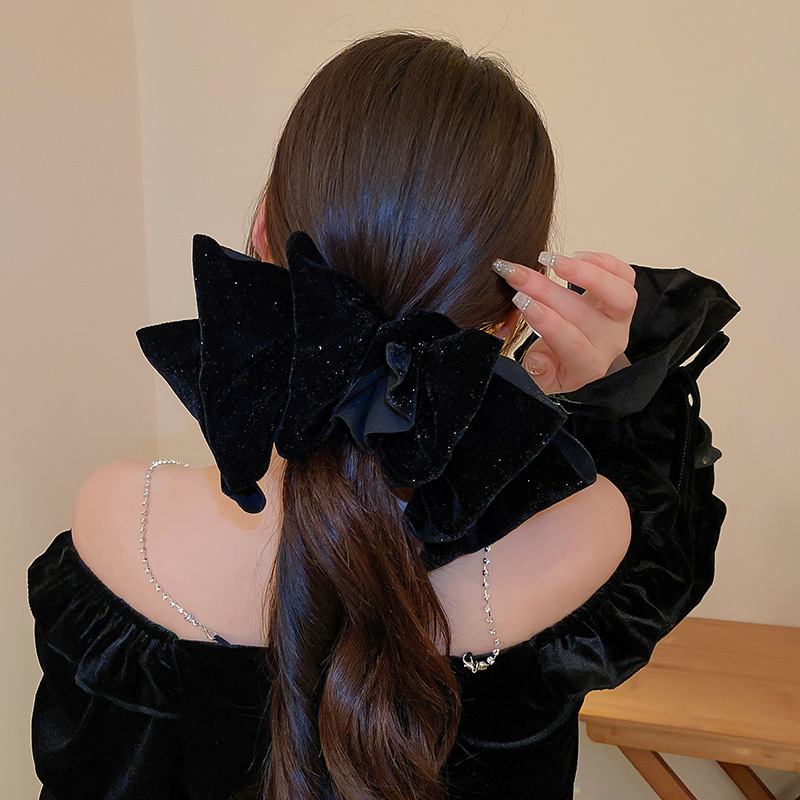 90g Weight Hair Clip Hair Accessories Type 1 Piece Quantity Daily, Date, Shopping Occasion Bow Knot Pattern Women's Gender Sweet Style Women's Sweet Bow Knot Cloth Hair Clip 2