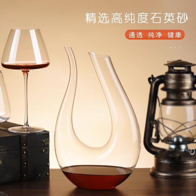 Copa de vino tinto, lujo ligero, juego doméstico grande de Borgoña de gama alta, copa de vino de vientre grande de cristal, copa de copa, gran capacidad