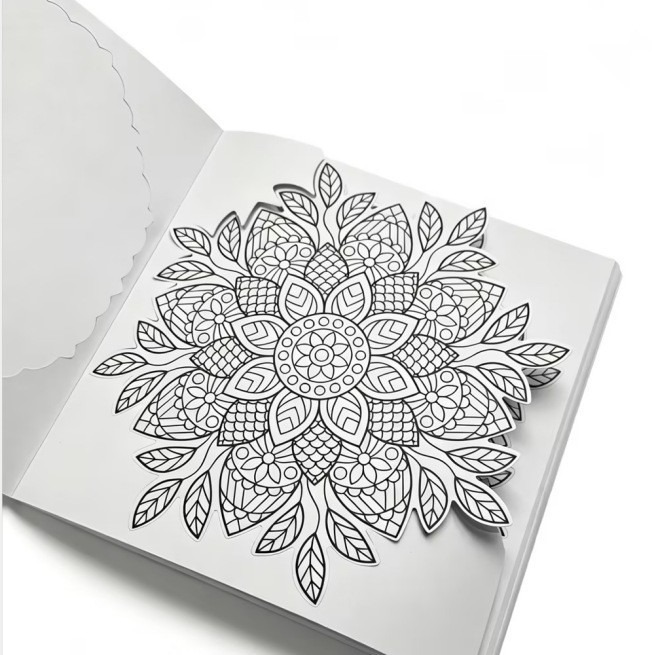 Cuaderno de color para adultos pintura de mandala cuadros de color para niños cuadros de color reducidos libros de color reducidos