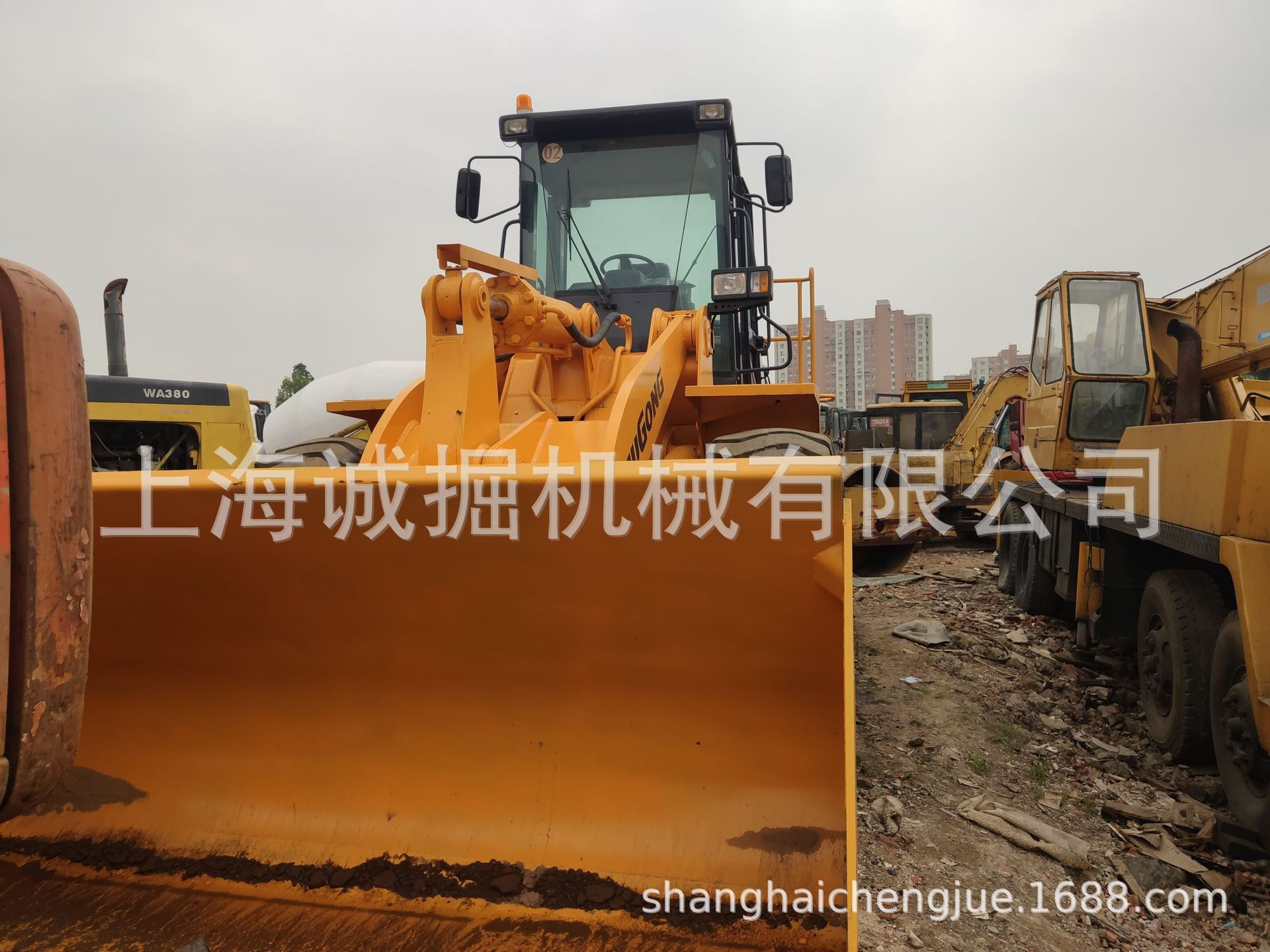 转让二手柳工GLC856轮胎式铲车5吨装载机