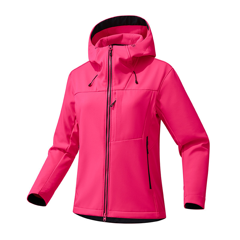 2025 Spring and Autumn New Trendy Couple's Single-Layer Jacket Outdoor Hooded Casual Loose Travel Softshell Jacket for Men