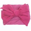 Children's nylon headband for princess, cloth with bow, hairgrip, hair accessory, European style