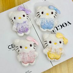 穿裙子Kitty猫挂件可爱毛绒卡通少女猫咪公仔学生包包玩偶挂饰