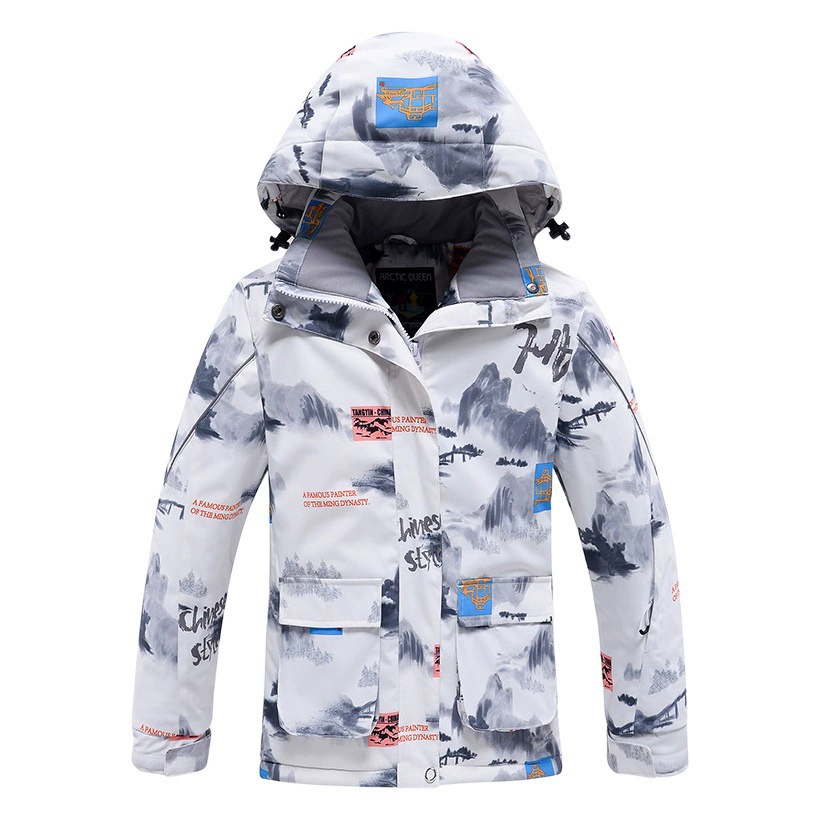 Детская лыжная одежда для мальчиков и девочек зимой