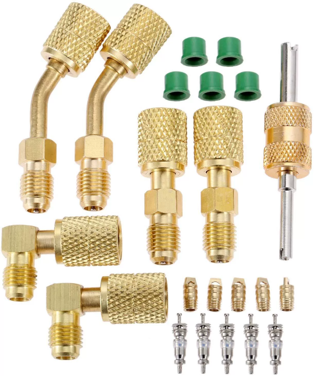 R410 адаптер Костюм 1/4SAE на 5/16SAE преобразование резьбы R410R22