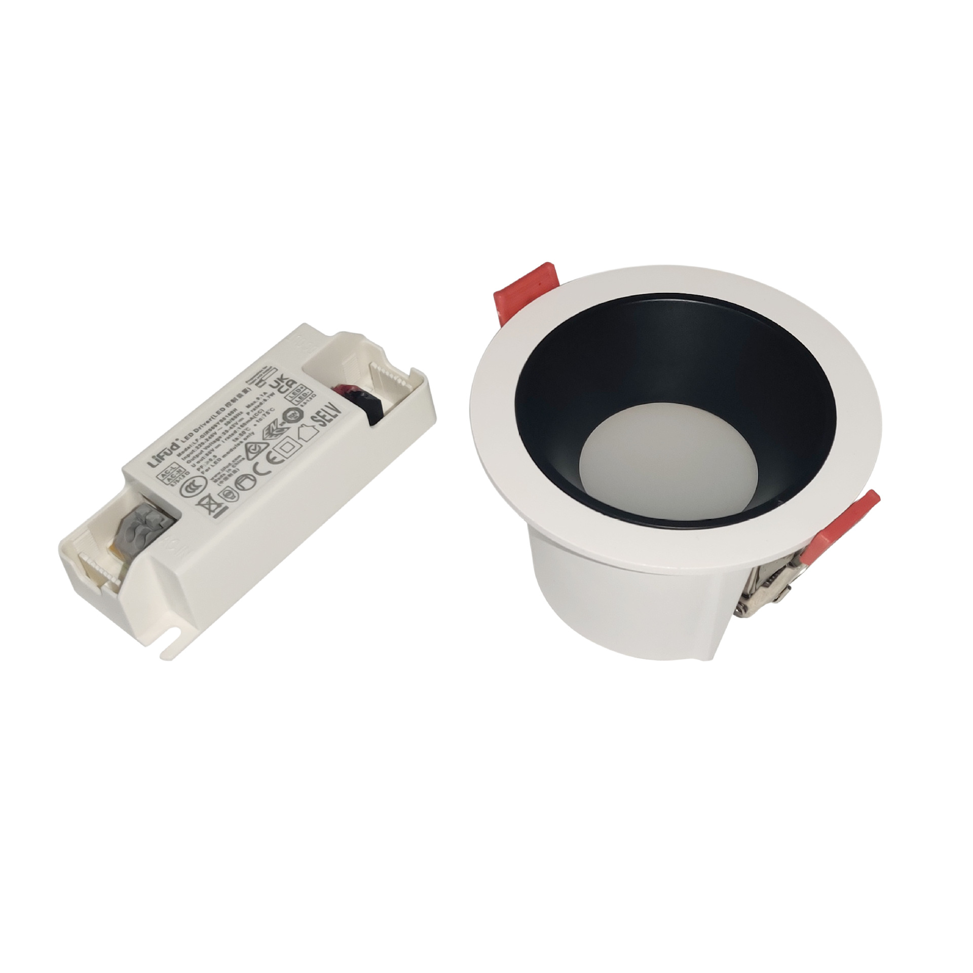 눈부심 방지 다운 라이트 내장 가정용 거실 천장 조명 거실 통로 호스팅되지 않은 라이트 배럴 라이트 도매 LED 홀 라이트