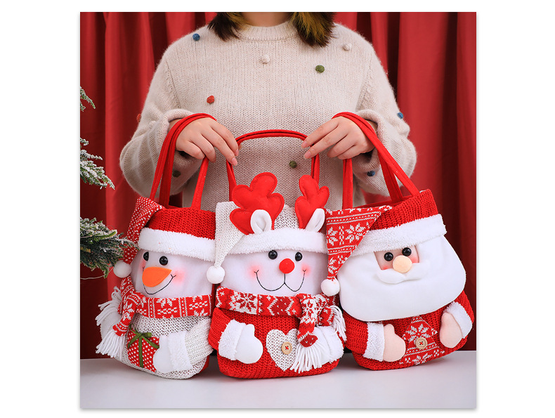 336g Weight Gift Bags Home Textiles & Decor Type Gift Bags Event & Party Supplies Christmas Simple Style Classic Style Color Block Holiday Daily Gift Bags Party Accessories