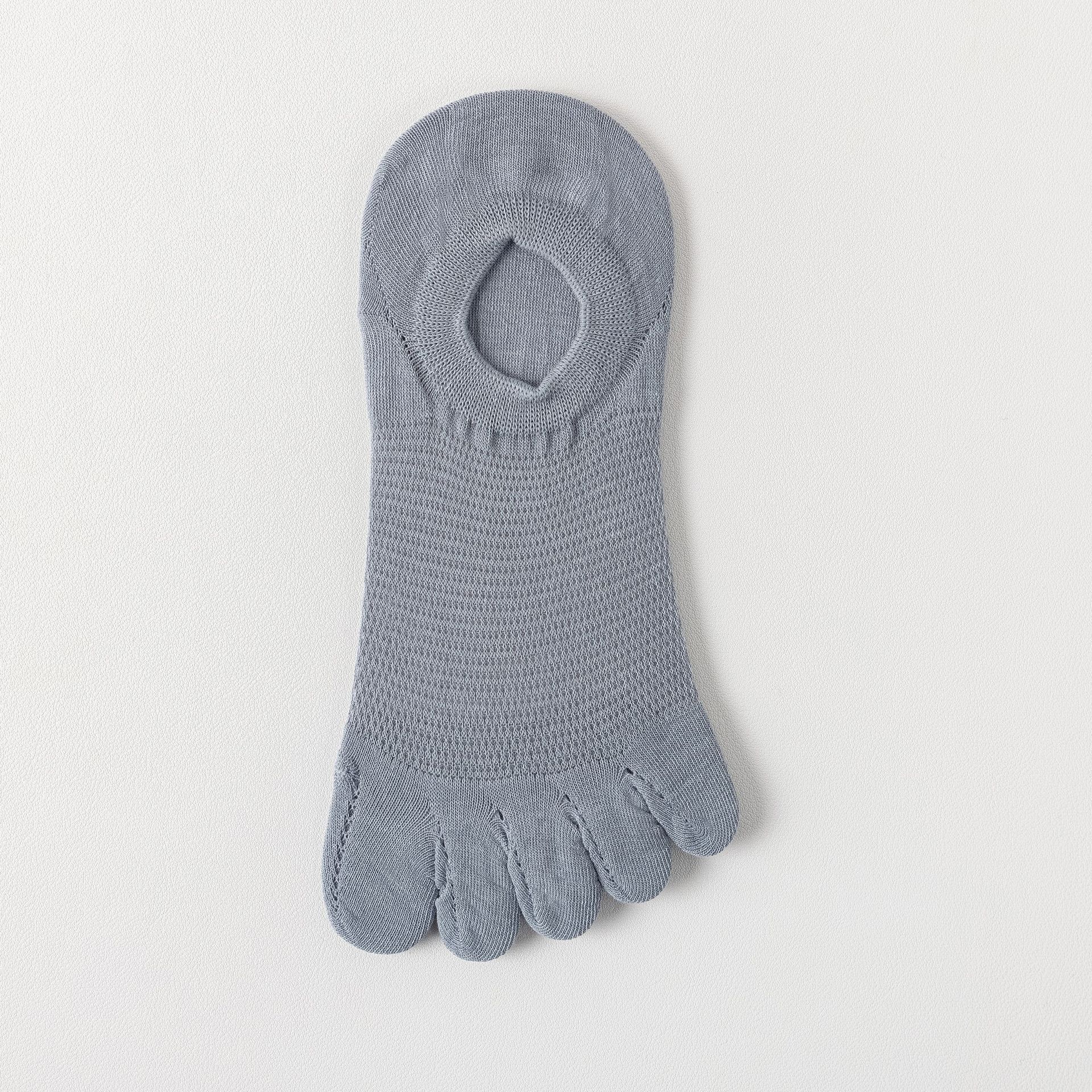 Zhuangyan calcetines para hombres de verano delgados de cinco dedos mallas respirantes antiolor calcetines de algodón de dedos divididos calcetines invisibles para hombres
