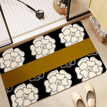 轻奢浴室脚垫小香风硅藻泥地垫吸水防滑加厚可剪裁卫生间垫子