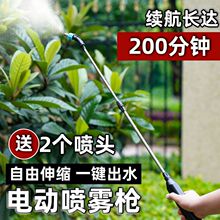 便攜式噴霧器打農葯全自動電動可伸縮噴槍澆花充電式消毒新款打葯