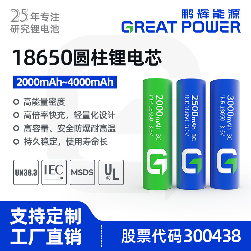 Penghui Direct Sales 18650 Lithium Battery Electric Vehicle Outdoor Mobile Power Supply DIY 21700 Power Cell Large Single Unit