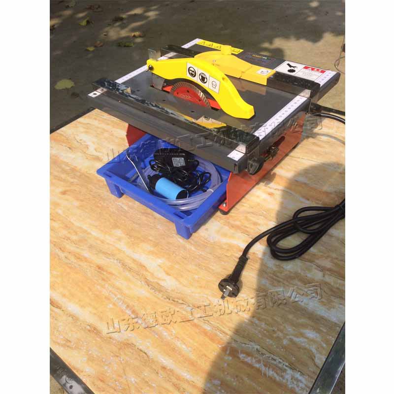 微型石材切割机 便携式45度石材锯 台式小型瓷砖切割倒角机现货