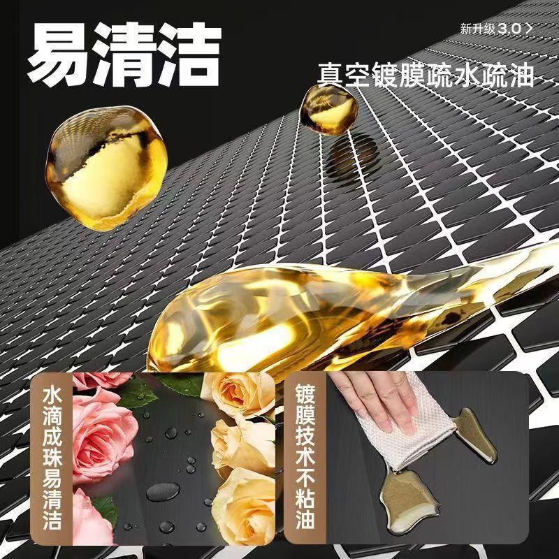 厚みのある黒のナノステンレス鋼のシンクシングルシンクキッチンシンク手作りの食器洗いシンクシンクカウンタートップシンク|undefined