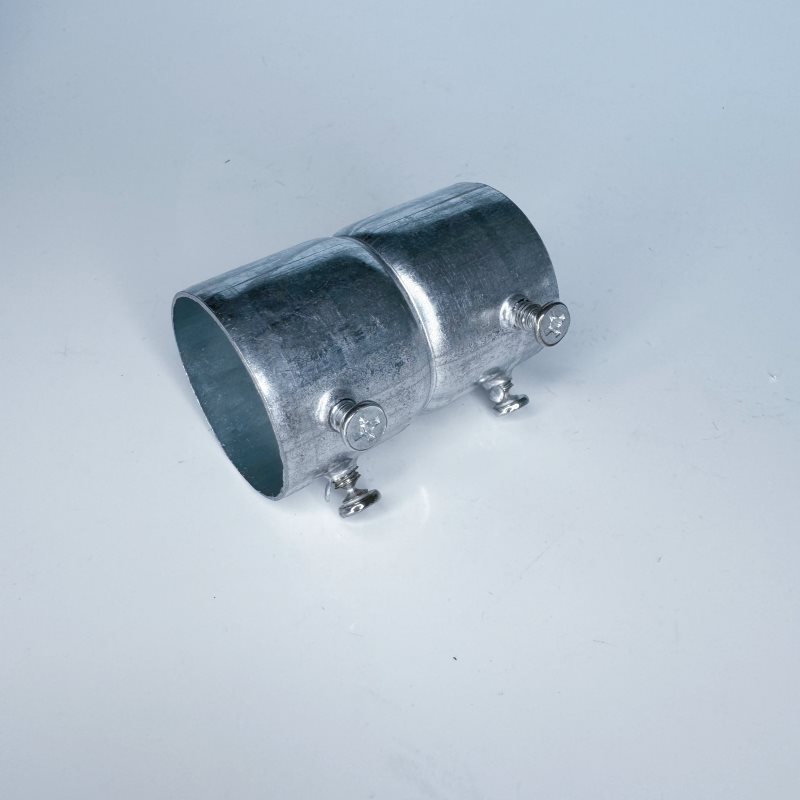 Junta de tubería de acero galvanizado directo de tubo KBG, conexión de haz directo, junta de tubería de acero a tope de tubo JDG, accesorios de alargamiento y engrosamiento