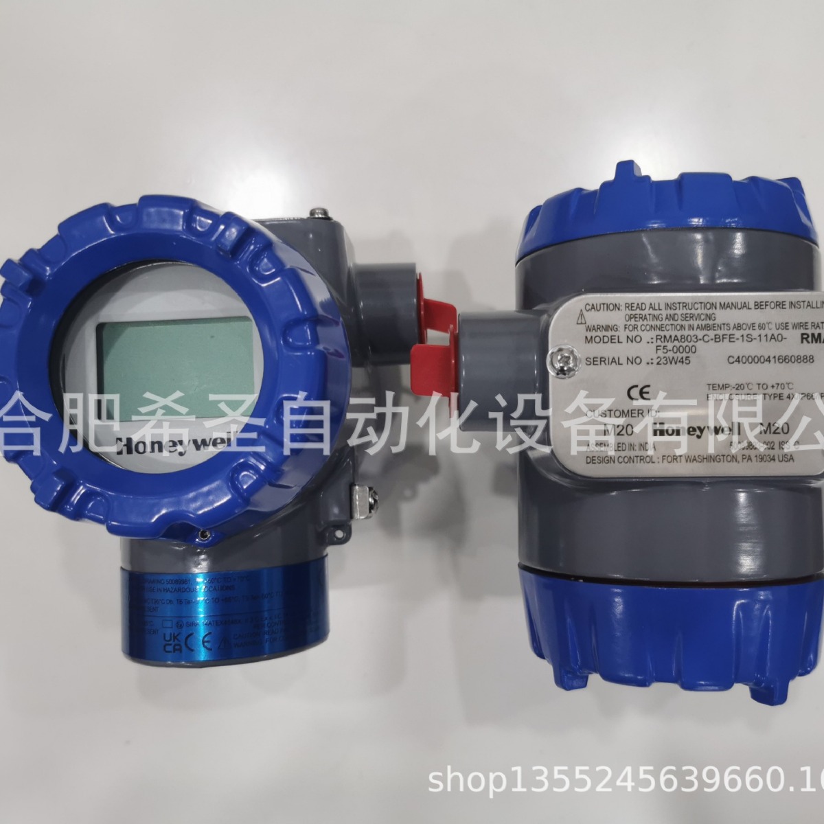 霍尼韦尔温度变送器RMA803-C-BFE-1S-11A0-F5-0000