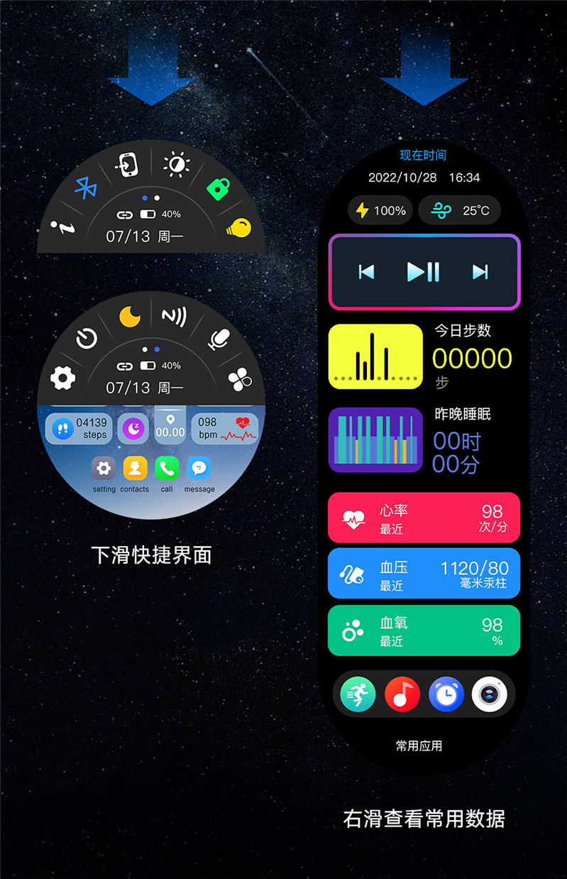 The new G4PLUS smartwatch from Huaqiangbei features Bluetooth calls, music control, Alipay, weather, health and sports undefined