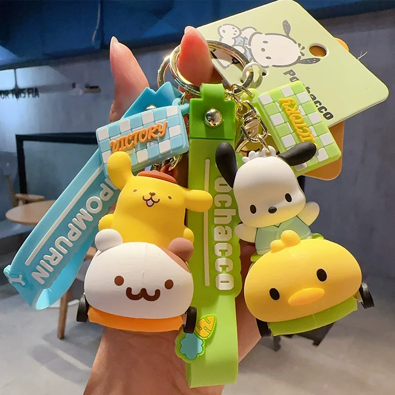 Sanrio, творческий мультяшный подлинно милый кукольный брелок, ключодержа, подвес