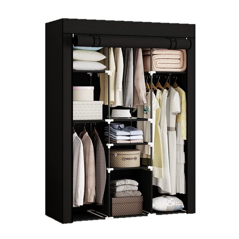 Renter-friendly Wardrobe Closet Wardrobe Simple Hanger from Yomiego