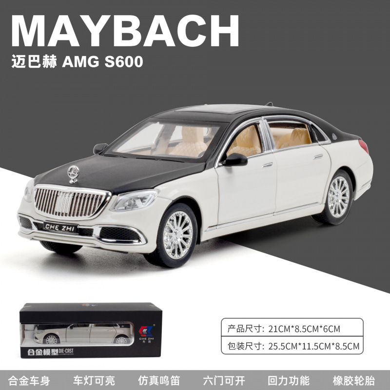 1: 24 Maybach s680 blanco
