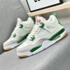 AJ4 white green