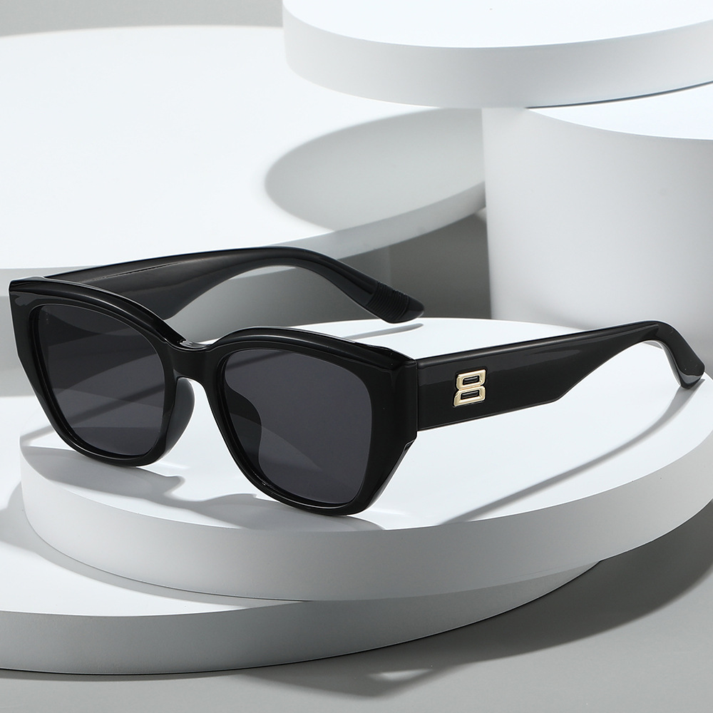 新款明星同款大框女士墨镜女潮高级感欧美潮流方圆脸太阳眼镜跨境