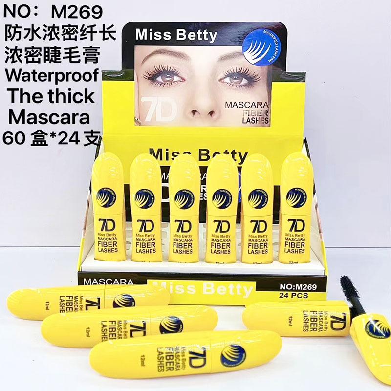 Nuevo Comercio exterior transfronterizo MissBetty grueso curling impermeable Mascara maquillaje al por mayor Mascara crema
