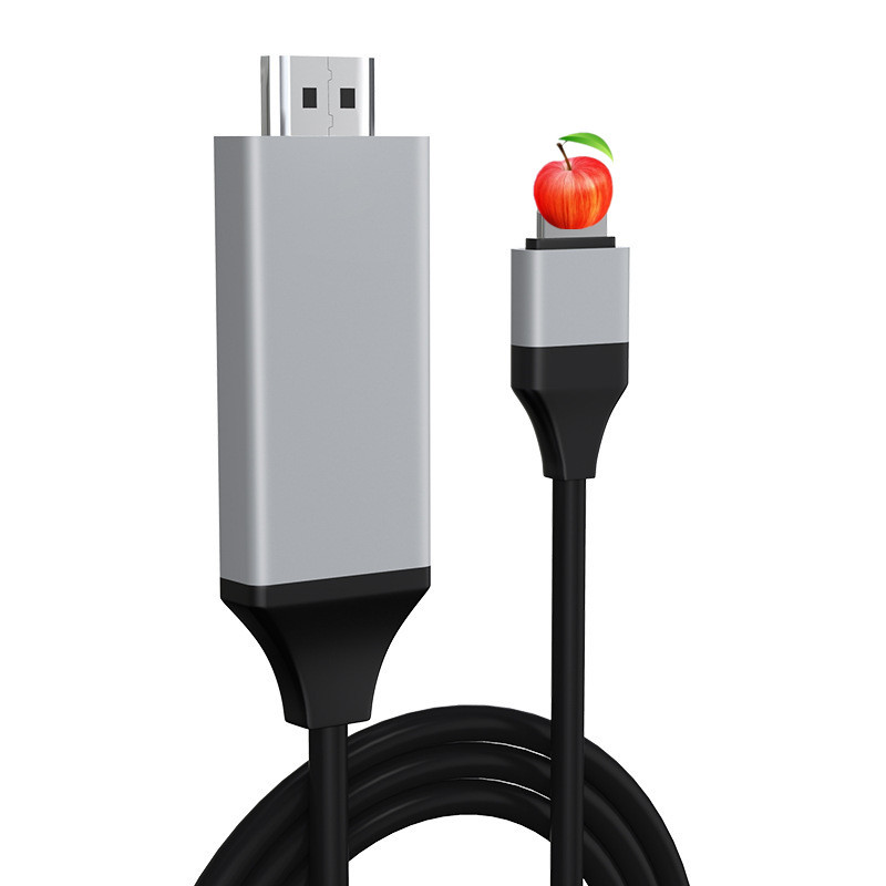 Applicable for Apple High-Definition Line Lightning to HDMI High-Definition Line Apple iPhone to HDMI Same Screen Line